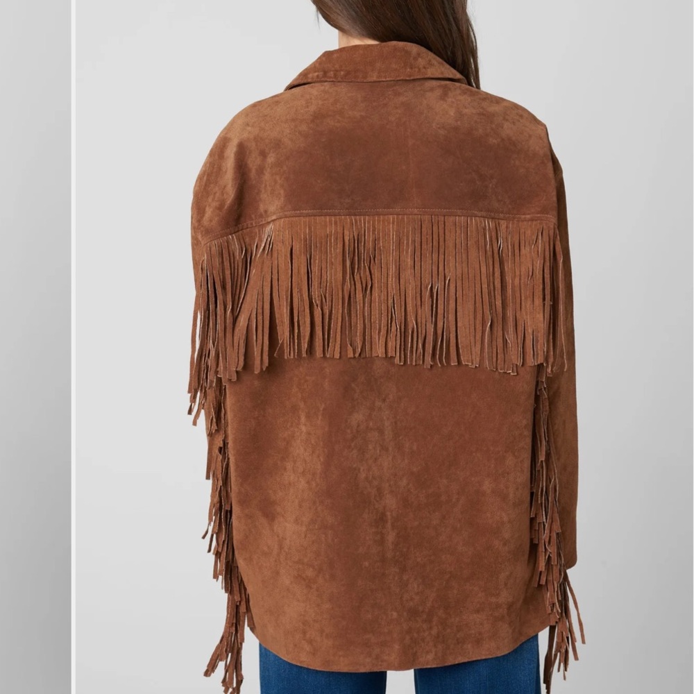 [Blank NYC] Chocolate City Coat in suede, size L
